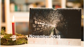 Kalenderblatt für November: Es wird dunkler